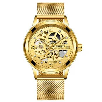 Роскошные Часы Мужские Автоматические Механические Часы Лидирующий Бренд Золотой Скелет Старинные Мужские Часы Мужские Часы Reloj Hombre 2023