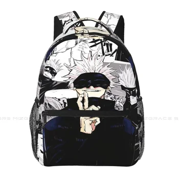 Рюкзак Back To School Satoru Collage, школьный рюкзак для мальчиков и девочек, аниме-коллаж, дорожный мягкий рюкзак, повседневная сумка для ноутбука