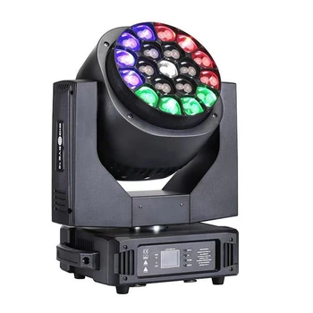 Светодиодная Движущаяся головка 19x25W RGBW Beam Wash / Zoom Light Профессиональный DJ / Бар Big Bee Eye disco Strobe Stage lights