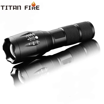 Светодиодный фонарик T20 Ultra Bright L2 Torch С возможностью масштабирования 5 режимов USB 18650 Водонепроницаемый Ручной Фонарь Велосипедный фонарь Кемпинг