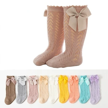 Сетчатые носки, носки для малышей, носки для новорожденных, летние носки для маленьких девочек, носки с оборками для маленьких девочек, детские кружевные носки принцессы