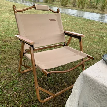 Скандинавская мебельная ткань, уличные стулья для рыбалки, Походный портативный складной стул, многофункциональная спинка, пляжный стул