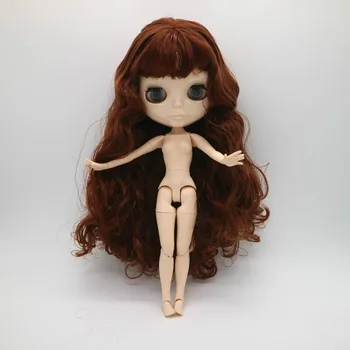 совместное тело обнаженной Куклы Блит, без макияжа, заводская кукла с каштановыми волосами, Подходит Для DIY 20171127