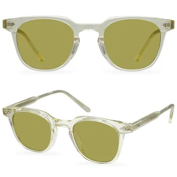 Стильные поляризованные солнцезащитные очки из актата с высококачественными солнцезащитными очками для мужчин и женщин на открытом воздухе