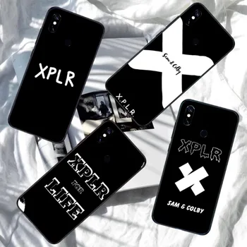 Сэм И Колби XPLR Чехол Для Телефона Xiaomi Redmi Note 12 11 10 9T Pro Redmi 12 10 9A 9C POCO X5 Мягкий Черный Чехол Для Телефона