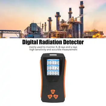 Тестер ядерного излучения, высокочувствительный цифровой детектор излучения с зарядкой через Usb, с цветным экраном, детектор рентгеновского/β-излучения/γ-излучения