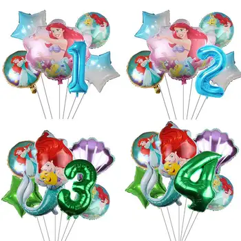 Товары для вечеринки в честь дня рождения девочки с воздушным шаром 