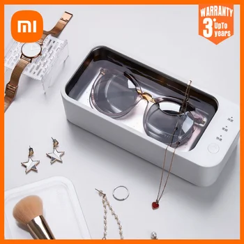 Ультразвуковой очиститель Xiaomi Youpin, Портативная чистка ювелирных изделий, цифровых очков, стиральной машины для часов, Ультразвуковые очистители