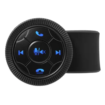 Универсальный Bluetooth-совместимый пульт дистанционного управления рулевым колесом автомобиля, GPS-смарт-кнопка, клавиша регулировки громкости, контроллер громкой связи телефона
