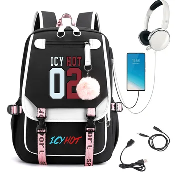 Школьный рюкзак из аниме Icy Hot Todoroki Shouto, большая вместительная школьная сумка My Hero Academy, дорожный компьютерный рюкзак для девочек