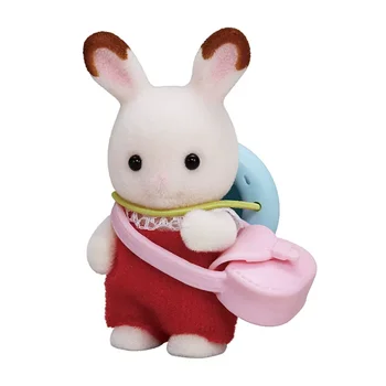 Шоколадный кролик Sylvanian Families, игрушки-зверюшки, куклы, подарок для девочки, новинка в коробке 5405