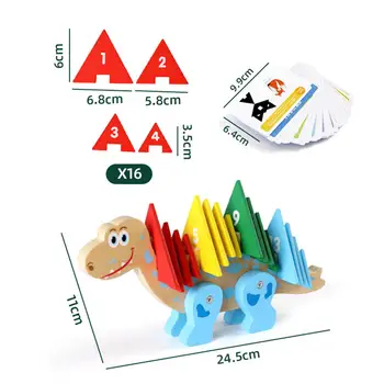 Детские математические игрушки Динозавры Находят Закон Очаровательного логического распознавания формы для ребенка