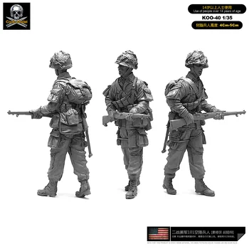 Наборы моделей из смолы 1/35, солдат, собранный своими руками Koo-40